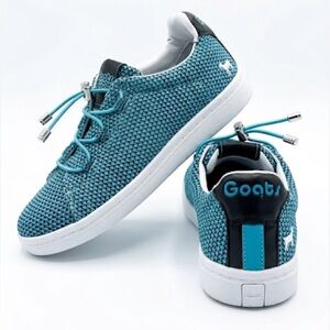 GOATS Kids’ "The 454" Modular Mesh Sneakers in Teal/Blue, Size 3.5